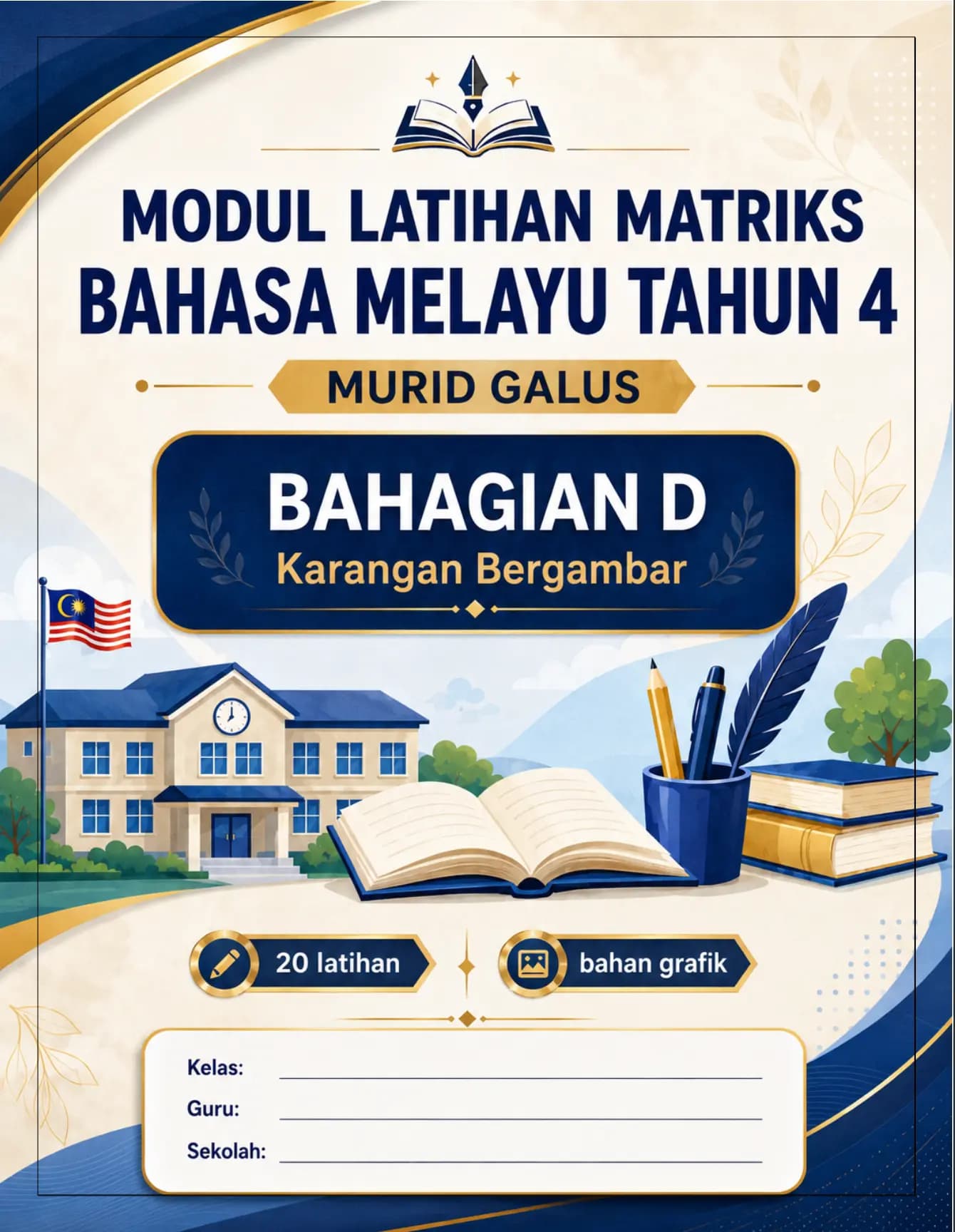BUNDLE MODUL LATIHAN Matriks BM Tahun 4 – Bahagian C dan Bahagian D 3