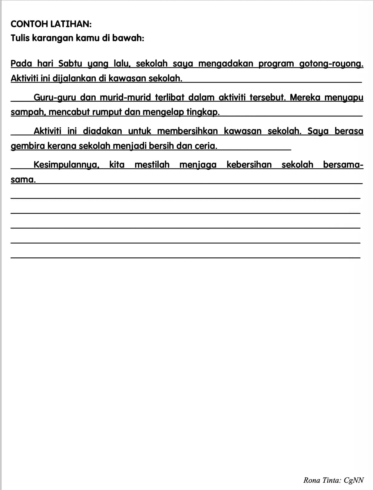 BUNDLE MODUL LATIHAN Matriks BM Tahun 4 – Bahagian C dan Bahagian D 6
