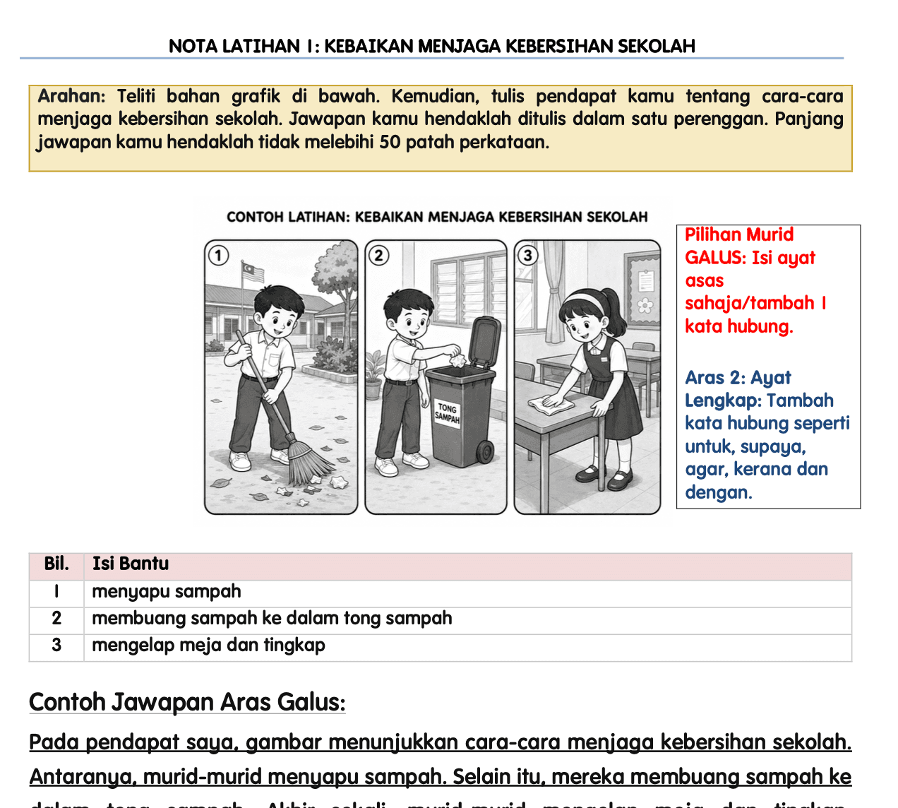 LATIHAN BAHAGIAN C MPT4 GALUS DAN HARAPAN 2