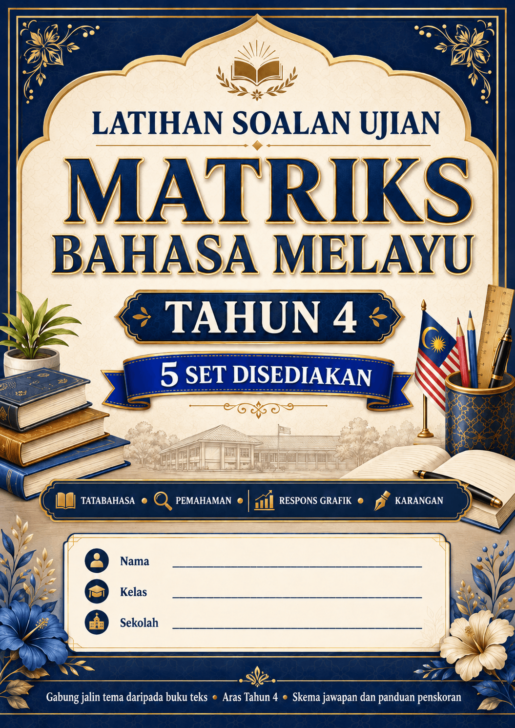 SOALAN UJIAN MATRIKS BAHASA MELAYU TAHUN 4 (sebahagian daripada bundle)