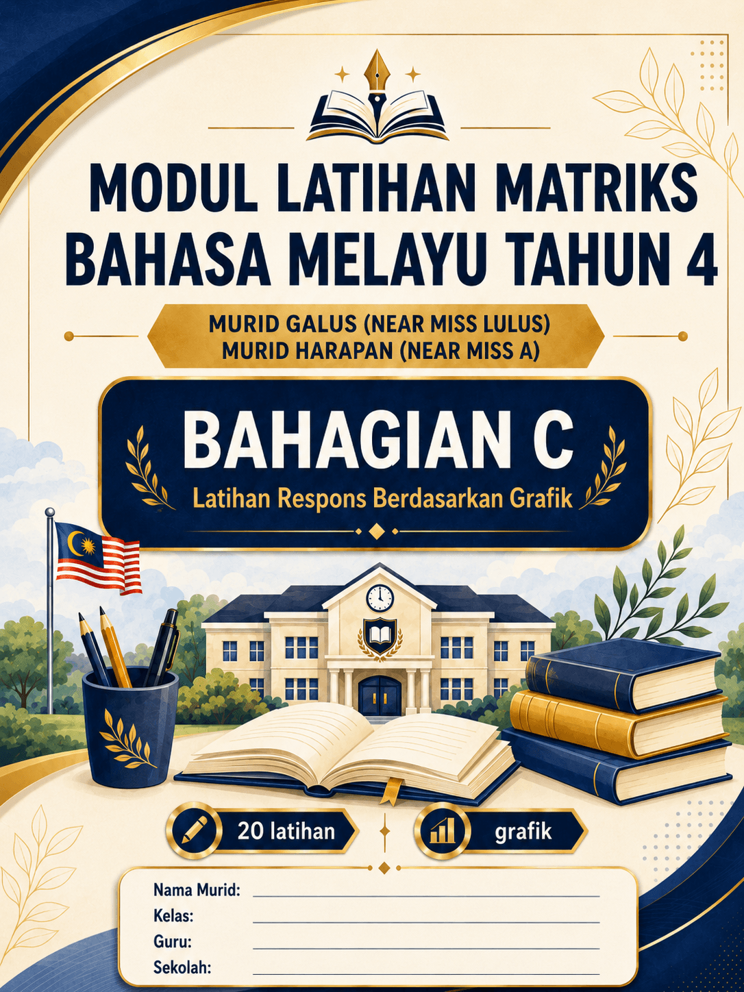 BUNDLE SET LENGKAP MATRIKS BAHASA MELAYU TAHUN 4 6