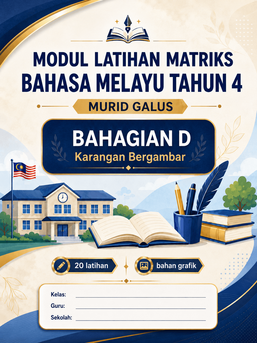BUNDLE SET LENGKAP MATRIKS BAHASA MELAYU TAHUN 4 8